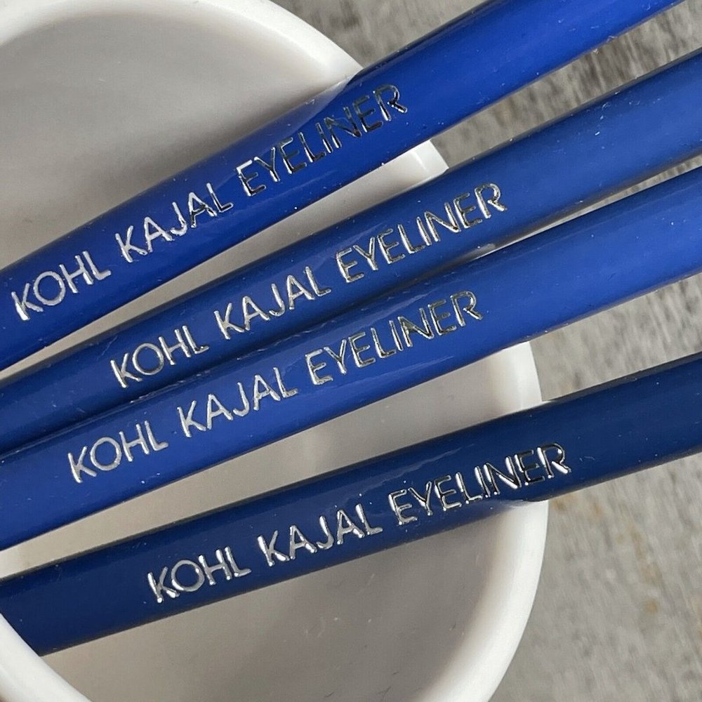 VTG Lot of 4 Jordana Kohl Kajal Eyeliner Pencil .044Oz Matte ELECTRIC BLUE New - Picture 7 of 12